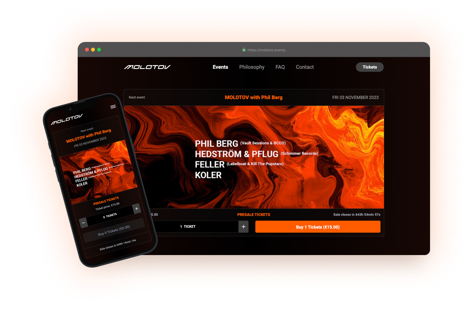 Molotov - Event Management and Ticketing Platform